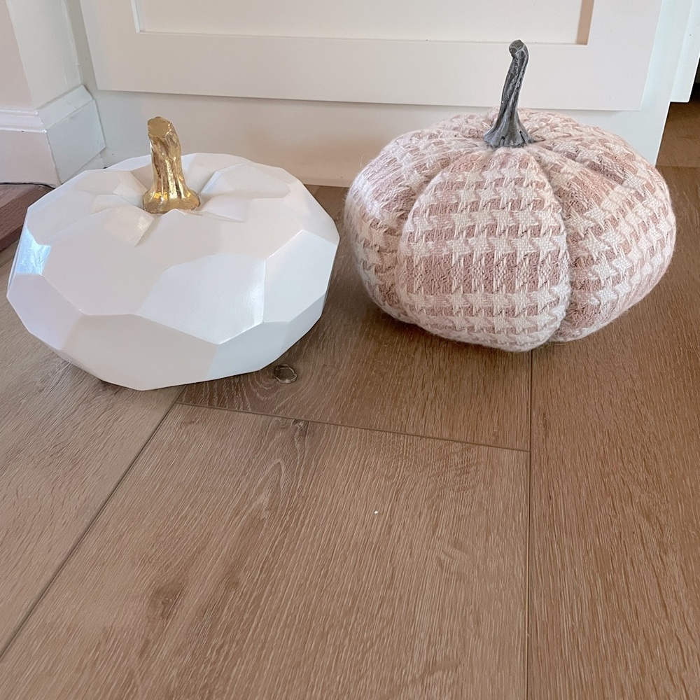 Set of 2 Pumpkin Decor